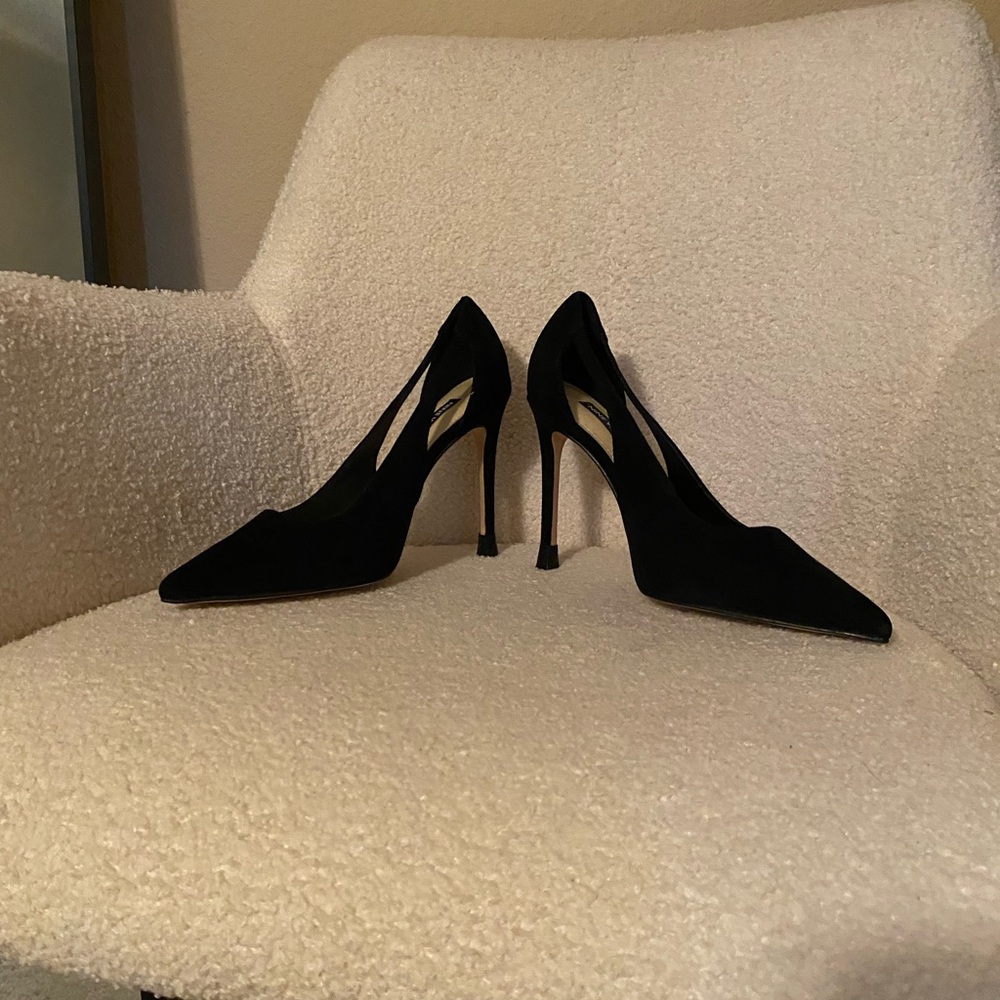 Nine West Black Stiletto Heels Classic Pumps
